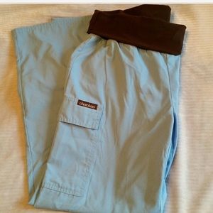 Cherokee - XS scrub bottom - Lt blue yoga style